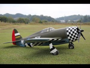 TopRC P47 Maiden Flight