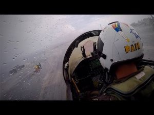 THUNDERSTORM Catapult Launch! – US Navy EA-18G EA-18G Cockpit View