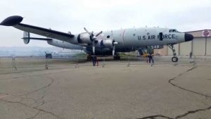 EC-121 (Lockheed Warning Star) engines start