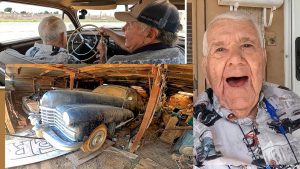 WWII Veteran’s Reaction To Son Fixing His 1946 Cadillac To Drive