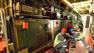 Ship Diesel Engine Start Up