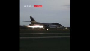$320 Million B-1 Lancer Takes Off In Full Afterburner