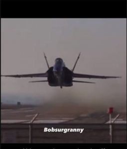 Incredibly Low Takeoff by Blue Angels Jet