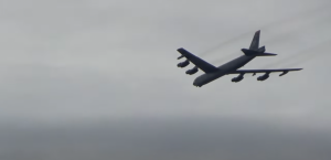 Surprise B-52 Flypast at Bournemouth Airshow Viewed From Steamship Shieldhall
