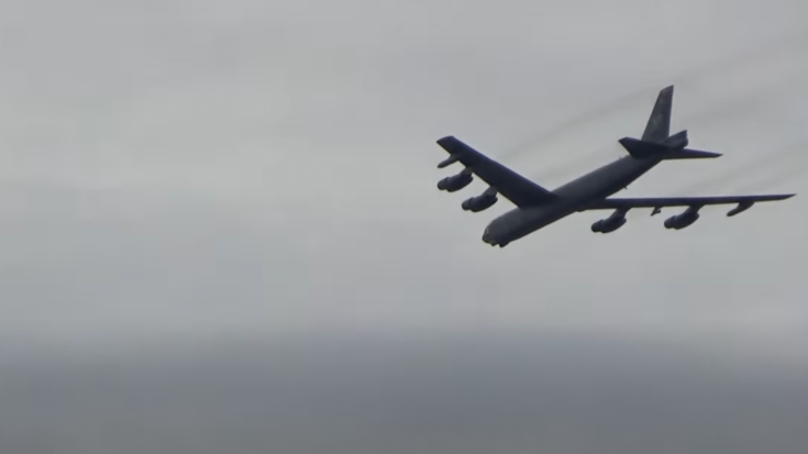 Surprise B-52 Flypast at Bournemouth Airshow Viewed From Steamship Shieldhall | World War Wings Videos