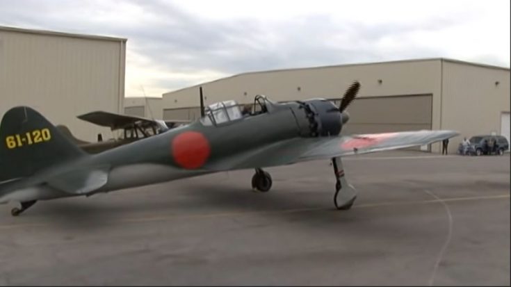 Japanese Zero Starts Up and Takes Off | World War Wings Videos