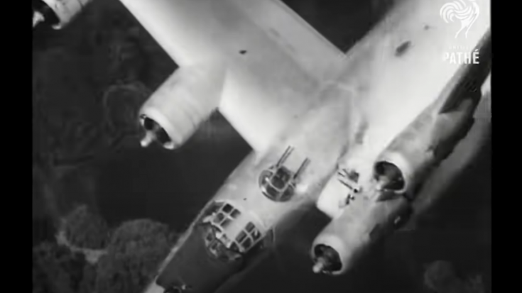 B-24 Liberator Shot Down in Carolines Rade in WWII | World War Wings Videos