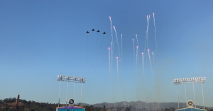 F-15 Flyover 2017 World Series Game 1