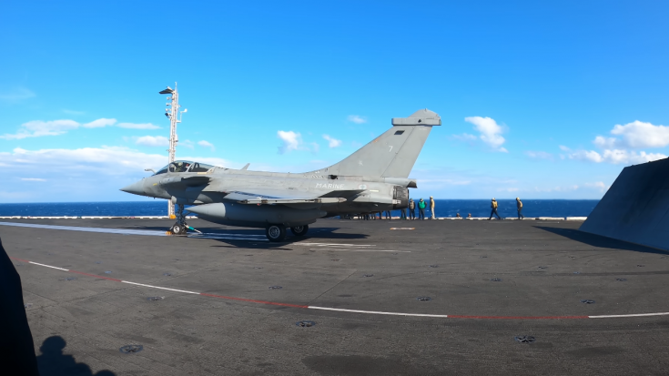 French Rafale Jet Lands and Takeoffs From USS Truman | World War Wings Videos