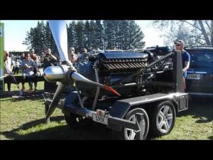 1943 Allison V-1710 Aircraft Engine Napier New Zealand 07/05/2017