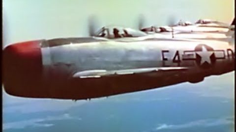 362nd Fighter Group P-47 Thunderbolts over Germany in Color — New Edition | World War Wings Videos