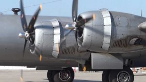 B-29 SuperFortress Engine Start / Maintenance Check Flight