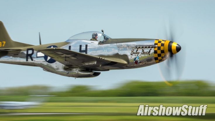 P-51 Mustang Low Flybys! Gathering of Warbirds 2017 | World War Wings Videos