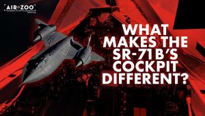 What makes the SR-71B’s cockpit different?