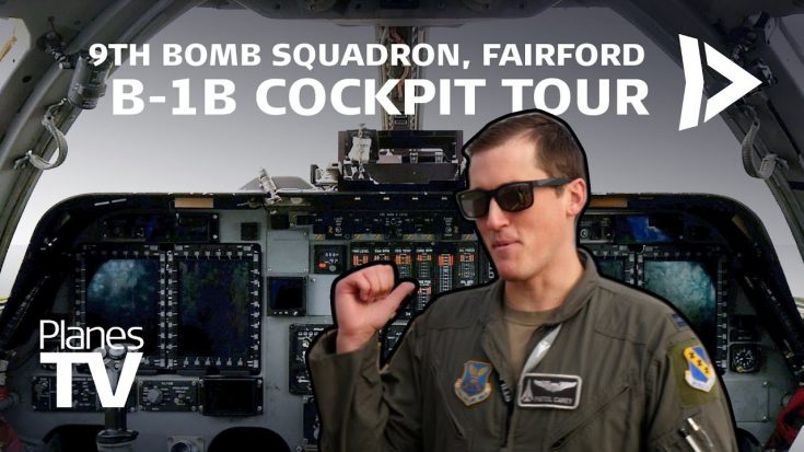 B-1B Lancer Pilot Cockpit Tour and Take Off | World War Wings Videos