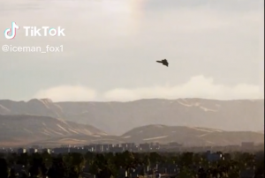 “SR-71 Blackbird Departs Nellis Air Force Base in Las Vegas”