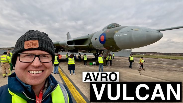 Guided tour of an Avro Vulcan + engine run! | World War Wings Videos