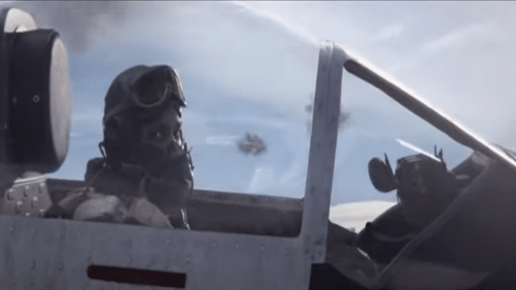 Scene from Red Tails: Bombers Brace While Germans Fill Skies With Flak | World War Wings Videos