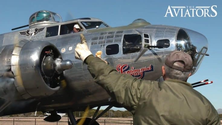 Full Start-up and Take-off of the B-17 Sentimental Journey | World War Wings Videos