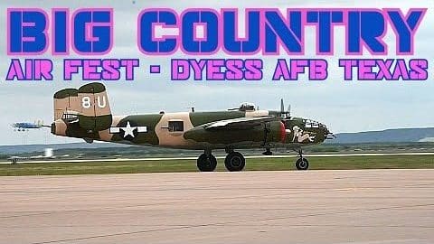 Big Country Air Fest Dyess AFB, Texas, Airshow 22 Apr 2023 – F-22 B-1B C-130J C-47 F-5 P-51 | World War Wings Videos