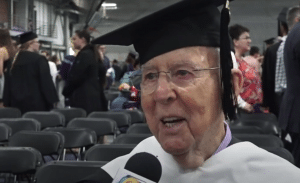 101 Year-Old WWII Vet Attends Graduation Ceremony Finally