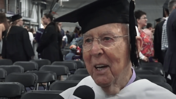 101 Year-Old WWII Vet Attends Graduation Ceremony Finally | World War Wings Videos