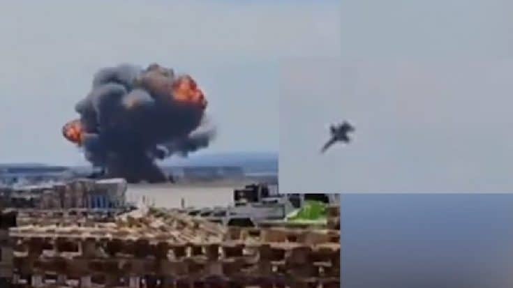 F-18 Fighter Crashes At Air Base | World War Wings Videos