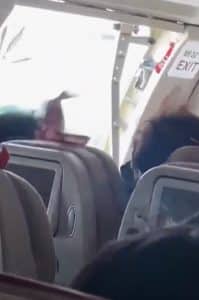 Passenger Opens Door During Flight