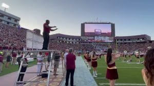 The Most Perfectly Timed Flyover in College Football History