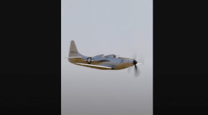 P-63A Airacobra Does A Low Pass