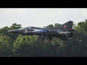 (4K) VERY RARE Mikoyan-Gurevich MiG-23 Flogger in US Airspace!