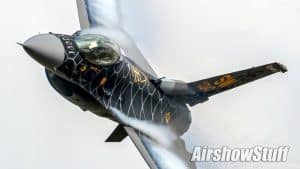 F-16 “Venom” Demonstration and P-51 Heritage Flight – Thunder Over Michigan 2022