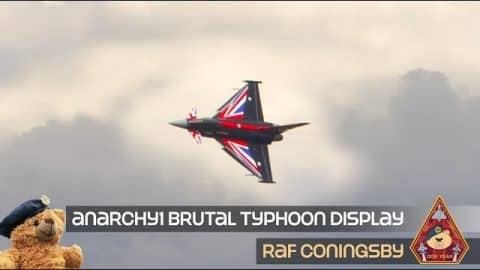 BRUTAL DISPLAY: BLACKJACK ANARCHY1 AGGRESSIVE TYPHOON DISPLAY | World War Wings Videos