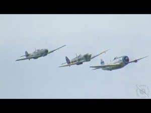 Re-mastered – Battle of Britain Day, 2015 – Bf 109, Spitfire, P-47 Thunderbolt