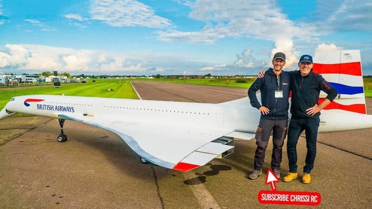 WORLDS LARGEST RC MODEL! 149KG 10METERS CONCORDE WITH 4x JET TURBINES! | World War Wings Videos