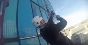 102-year-old WWII Veteran Pilot Abseils For Charity