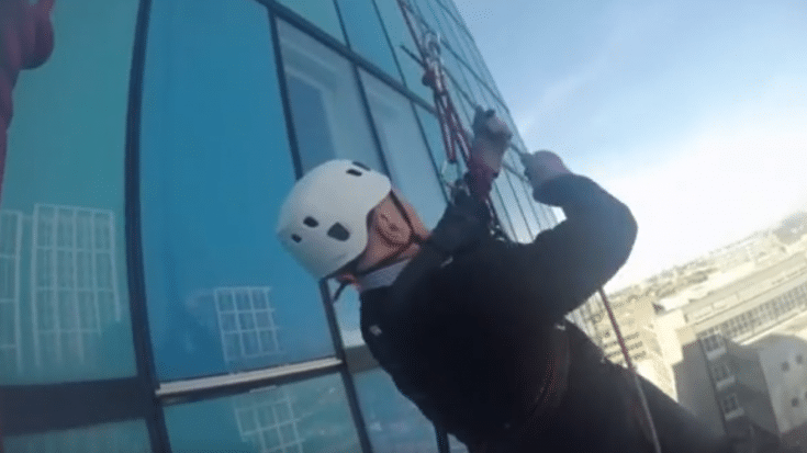 102-year-old WWII Veteran Pilot Abseils For Charity | World War Wings Videos