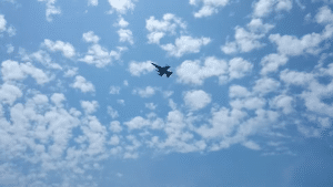 F-16 Strafes The Beach