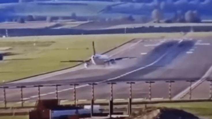 A320 Swings Violently And Blows Tire Before Takeoff | World War Wings Videos