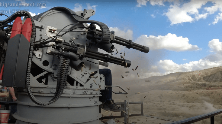Shooting the Monstrously Powerful Quad M134 Minigun | World War Wings Videos