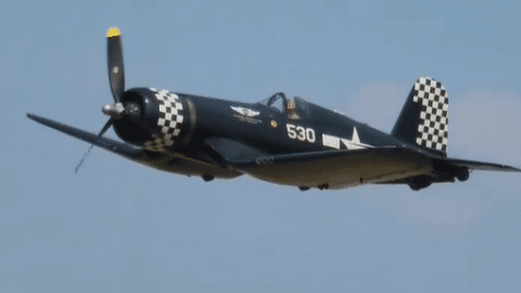 F4U CORSAIR SOUNDS IMPRESSIVE DURING FLYBY | World War Wings Videos