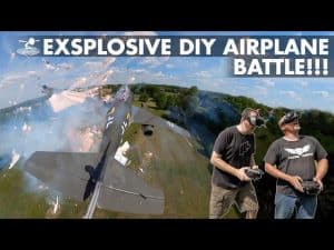 Explosive Battle With Two Giant DIY Airplanes