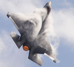 F-35 Hits A Triple Vapor Cone During Pacific Air Show