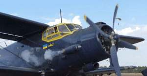 Retro Antonov An-2’s Smoky Radial Engine Start Up