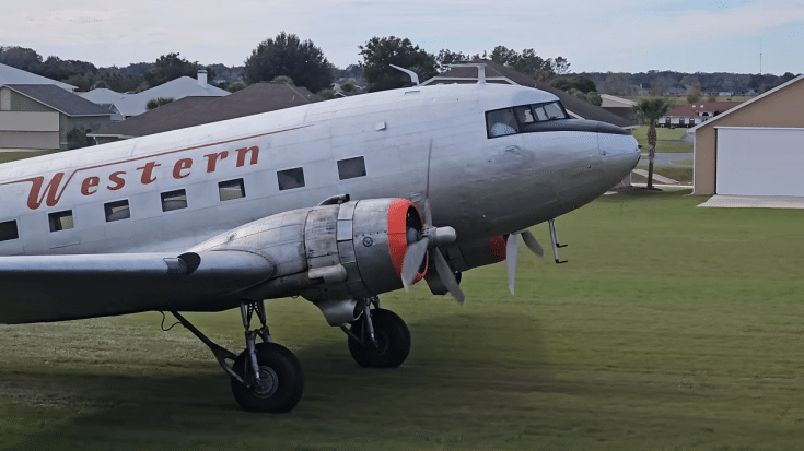 1941 Douglas DC-3 Starts And Takes Off | World War Wings Videos