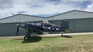 RNZAF Corsair Engine Start