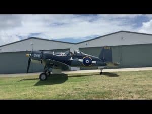RNZAF Corsair Engine Start