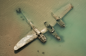 Forgotten P-38 Found On A Beach