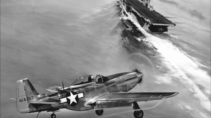How A P-51 Mustang Landed On A Carrier | World War Wings Videos