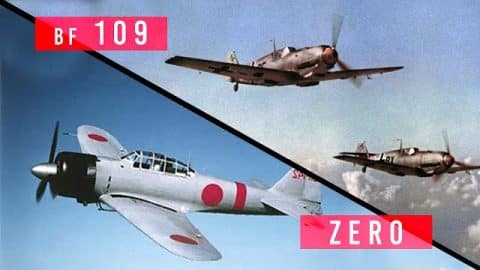 Bf-109 vs A6M Zero: Which One Was Better? | World War Wings Videos